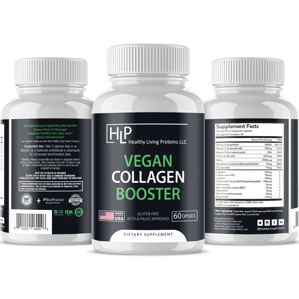 Vegan Collagen Booster / Vegan Collagen Booster helps support the collagen already in your system and boost it.